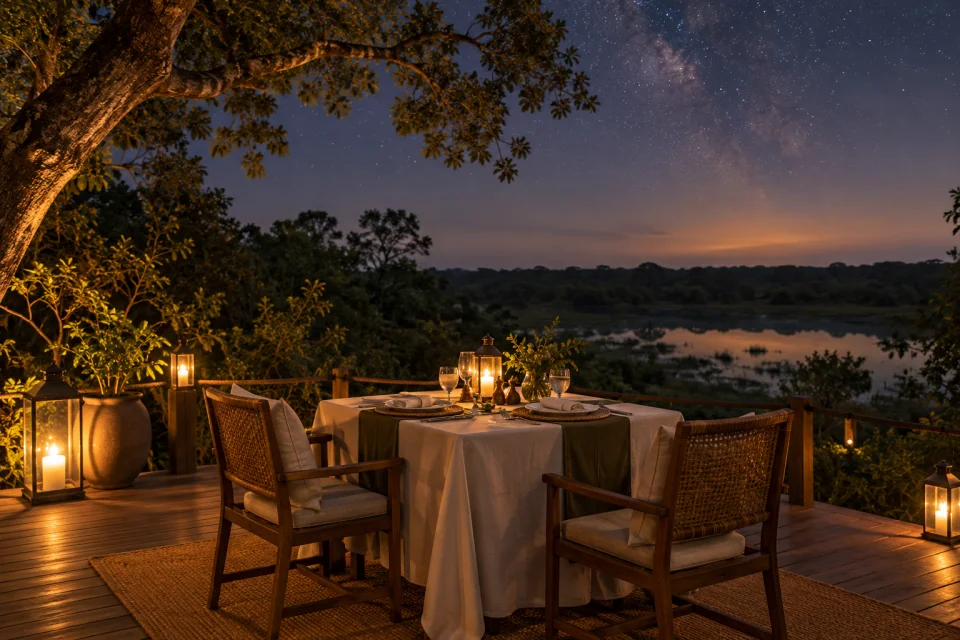 An evening under the sky in Wilpattu